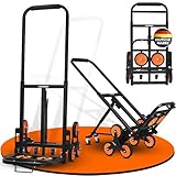 LASTHELD® 2-in-1 Sackkarre & Transportwagen klappbar - Treppensteiger, Transportroller &...