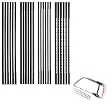 Stichsägeblätter aus Karbonstahl, 133 mm, 10/15/18/24T, insgesamt 24 Stück, präziser Schnitt,...