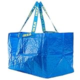 Ikea FRAKTA torby w kolorze niebieskim; (71l); 10 sztuk