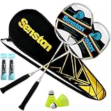 Senston Graphit Badminton Set Profi Badmintonschläger Leichtgewicht Badminton Schläger...