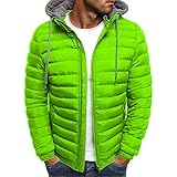 TYUNBD Winterjacke Herren Daunenjacke mit Kapuze Warm Jacke Leichte Steppjacke Winter Jack Bequeme...