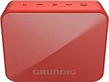 Grundig Solo+ Red Bluetooth Lautsprecher, Soundbox, 3.5 W RMS Leistung, 30 Meter Reichweite, mehr...