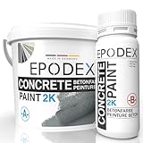 EPODEX® 2K CONCRETE PAINT | Betonfarbe Garagensiegel Keller| Steinfarbe | 45 Farben Grau Weiß Bunt...
