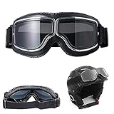 Hzyclzh Motorradbrille, Winddicht Motorradbrille, Motocross Brille Schutzbrille, Helmbrille,...