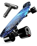 Deleven Skateboard mit Skate Tool, ABEC-9 Lagern und 78PU Rädern - The Universe Collection - Für...