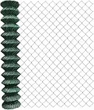 V2Aox PVC-ummantelter Maschendrahtzaun in grün, Viereckgeflecht, Draht Ø 2,8 mm, Maschenweite 60 x...