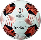 Molten 3400 UEL Fußball | UEFA Europa Leage Offizieller Spielball | Geklebte Naht mit gepolstertem...