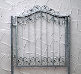 Gartentür Tür Tor Pforte Monaco-GT100/100R Verzinkt & schwarz pulverbeschichtet