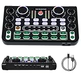 Bluetooth Stereo Audio-Mixer - Live-Soundkarte und Audio-Interface mit DJ-Mixer-Effekten und...