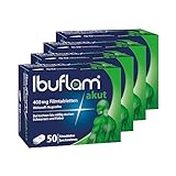 Ibuflam akut, 400 mg Filmtabletten, 4 x 50 Stk., mit Ibuprofen, bei leichten bis mäßig starken...
