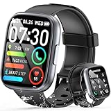 Smartwatch Herren Damen, 1,95'HD Touch Fitnessuhr mit Telefonfunktion, 110+Sportmodi Smart Watch...