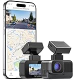 Krunia 2K WiFi Mini Dashcam Auto, Frontkamera mit App, CPL-Unterstützung, Externes GPS,...