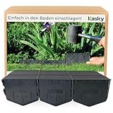 Leicht zu verarbeitende Rasenkante Kunststoff - Einfach einschlagen, Keine Gräben ausheben - Sehr...