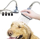 KOBSAINF Haustierduschbefestigung, Hundeduschaufsatz mit Duschschlauch und Adapter, Indoor/Outdoor,...