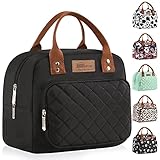 HOMESPON Isolierte Lunchtasche für Frauen Männer Arbeit Erwachsene Kühltasche Lunchbox Behälter...