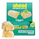 ahead Protein Riegel | Lemon Cheesecake | 14x 45g Extra softer Protein Riegel mit cremigem Kern |...