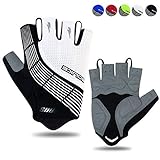 Souke Sports Fahrradhandschuhe Halbfinger Herren Damen Gel Stoßdämpfung Fitness Handschuhe...