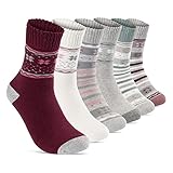 THERMO Socken Damen 39-42 Warme Dicke Wintersocken Damen Baumwolle Frottee 38204 (6 Paar 39-42)