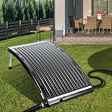 Jopassy Poolheizung Solar, Sonnenkollektor Pool 110 x 65 x 15cm,Solarheizung 10000 L/H,38-40mm...