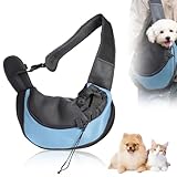 Hundetragetasche, Verstellbarem Tragetasche Hund Bis 5kg Hundetrage Transporttasche mit Kordelzug...