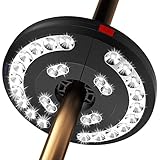Sonnenschirm Lichter, Sonnenschirm Fahnenmast Beleuchtung LED, USB Aufladen Schnurlose Lampen für...