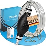 ATHELON® Handpumpe für Benzin, Diesel, Wasser & Öl - XL Umfüllpumpe inkl. Flüssigkeitsregler...