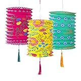 Talking Tables PAPERLANTERN Paper Lanterns 3Pk, Papier, Boho-Papierlaternen, 3 Stück