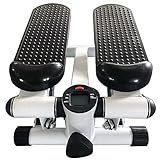 Stepper, Arm und Beintrainer, Fitnessgeräte für Zuhause - mit Widerstandsbänder und LCD-Monitor,...