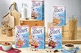 Dr. Oetker Vitalis Weniger süß 5er Probier-Set, Knuspermüsli mit 30% weniger Zucker, Knusper Pur,...