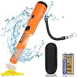 Flintronic Metalldetektor Klein, Tragbar Metallsuchgerät IP66 Wasserdichter, Pinpointer...