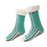 Ultradicke Fleece-Haussocken für Damen, rutschfeste Schlafsocken, warme Socken für die Geburt und...