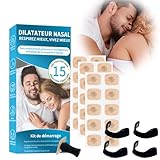 Gymside Airbreeze Pro 2.0 - Original, Magnetische Nasenpflaster gegen Schnarchen – Anti-Schnarch...