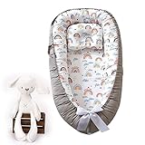 PROPFE Reisebett FüR Babys Und SäUglinge, Leichter Zu Reinigen Flachkissen Baby, Perfekt FüR...