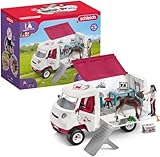 schleich 42439 HORSE CLUB Mobile Tierärztin mit Hannoveraner Fohlen, 37 Teile Spielset mit schleich...