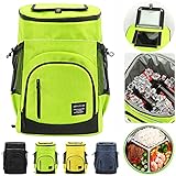XIUWOUG 33L Kühltasche Gross, Wasserdichten Isolierter Rucksäcke Cooler Bag, Kaltes Bier Picknick...
