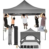 COBIZI Pavillon 3x3 Wasserdicht Stabil Winterfest mit Seitenwand u Sandsack,Popup Faltpavillon...