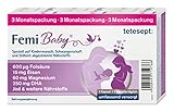 tetesept Femi Baby – 16 Nährstoffe für Kinderwunsch, Schwangerschaft & Stillzeit – Vitamine &...