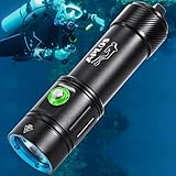 APLOS AP02 Tauchlampe, 2500 Lumen Tauchen Taschenlampe Wiederaufladbar, IPX8 Wasserdicht,...