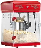 Rosenstein & Söhne Popcornmaschine: Profi-Retro-Popcorn-Maschine'Cinema' mit Edelstahl-Topf im...