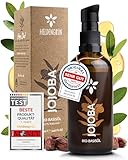 Heldengrün® BIO Jojobaöl [100% NATURREIN] Gesichtsöl - Dermatologisch getestet - Jojobaöl Haare...