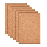 BENECREAT 20PCS Korkplatten 30x21cm Korkfliesen Korkmatte für Wanddekoration, Party und...