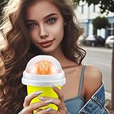 Slushy Maker, Slush Becher, Quick Frozen Magic Cup, Slushy Maker Becher, Silicone Squeeze Cup, Slush...