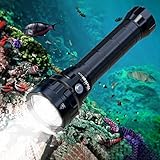 Wurkkos DL70 Tauchlampe, 13.000 Lumen Tauchen Taschenlampe, 4*XHP50.2 LEDs Unterwasser Taschenlampe,...