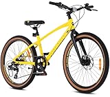 Tatra Bikes Kinderfahhrad 24 Zoll, Fahrrad für Kinder von 8 bis 12 Jahren, Aluminiumrahmen, 7...