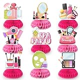 Spa Geburtstag Deko Waben, 9pcs Spa Geburtstag Party Tischdeko Bienenwabe Mittelstück...