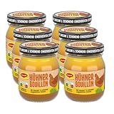 MAGGI Hühner Bouillon, pastöse Hühnerbrühe im Glas, schonend eingekocht, sofort verwendbar &...