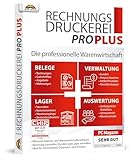 Rechnungsdruckerei 2024 PRO PLUS - professionelle Warenwirtschaft - Rechnungen, Angebote, Kunden und...