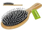 CareElite Haarbürste aus Bambus-Holz für nasse, trockene, lockige und schöne Haare bei Frauen,...