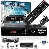 HD-LINE HDMI Receiver Satellit HD Digitaler Satelliten Receiver HDMI DVB S2 Receiver für Sat HD...