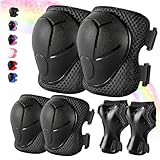 Knieschoner Kinder 3-14 Jahre,6-TLG.mit Ellbogen- und Handgelenkschutz passend für Jungen und...